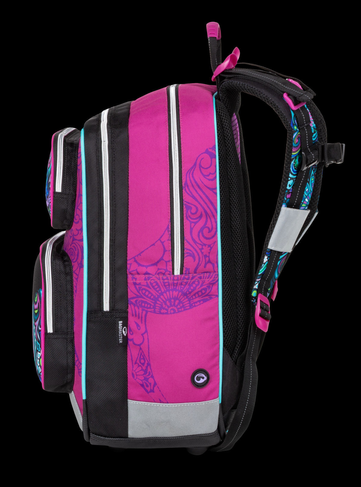 Plecak szkolny GEN 20 A PINK/BLACK/VIOLET/BLUE