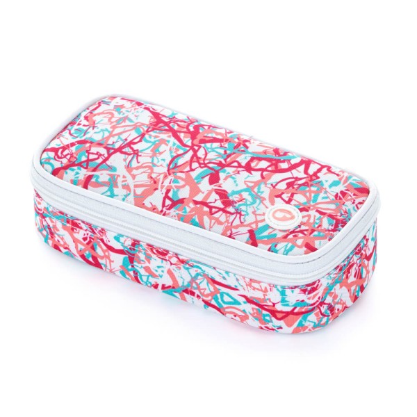 Piórnik  BOSTON 21 A BLUE/PINK/WHITE