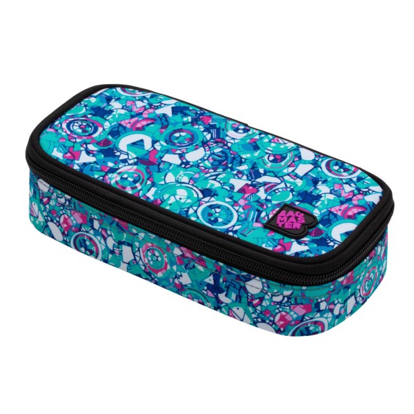 Piórnik CASE ENERGY 20 B WHITE/PINK/VIOLET/BLUE