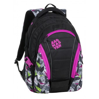 Plecak młodzieżowy  BAG 9 B PURPLE/GREEN/BLACK