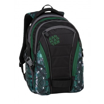 Plecak młodzieżowy  BAG 9 E GREEN/GRAY/BLACK